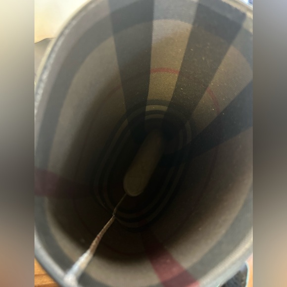 Burberry Classic Tall Equestrian Knight Rain Boot Black - Picture 2 of 6